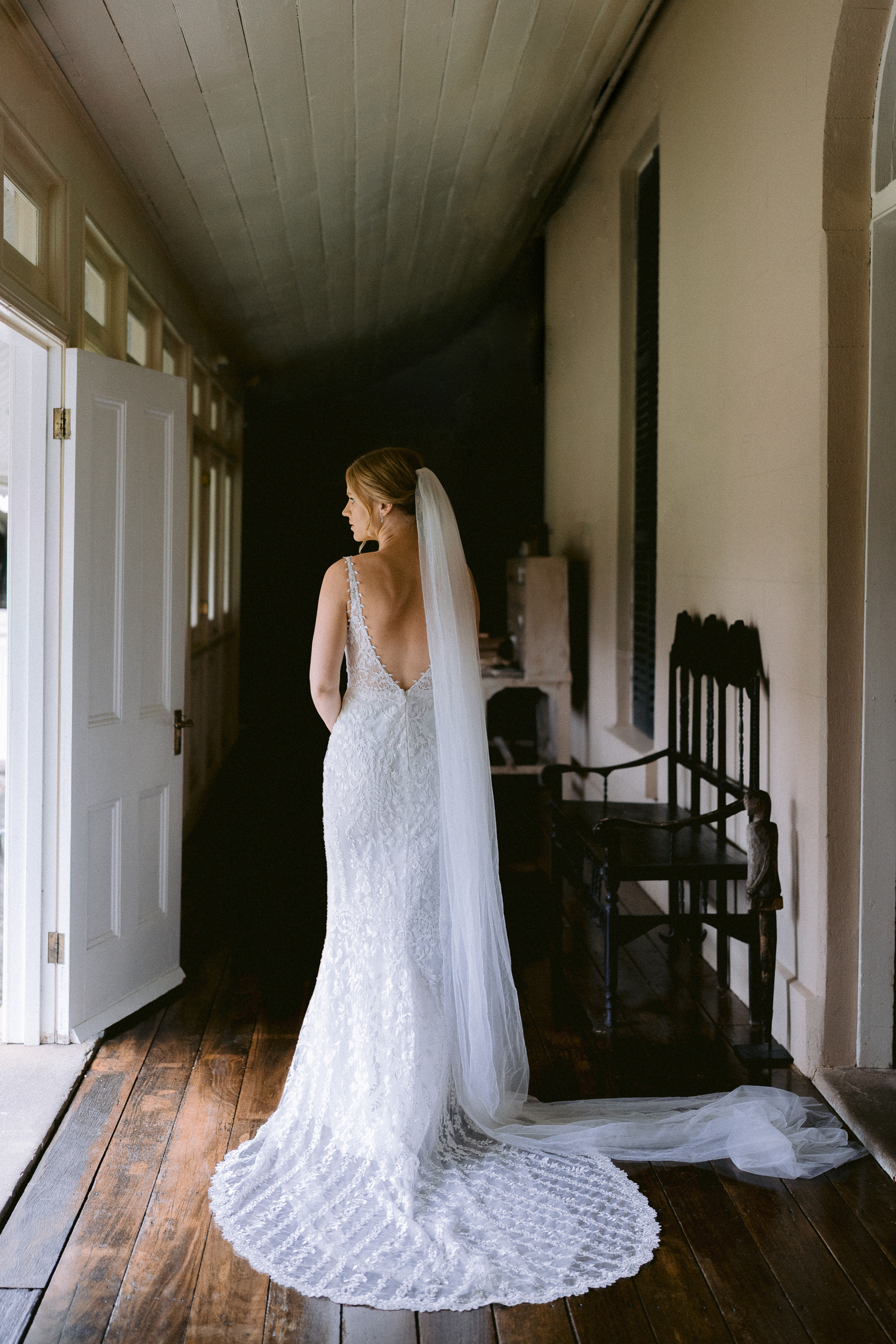 Bride at Wallalong House