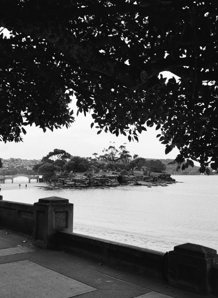 Balmoral Beach, Sydney photographed on medium format Tri-X 400 film. 